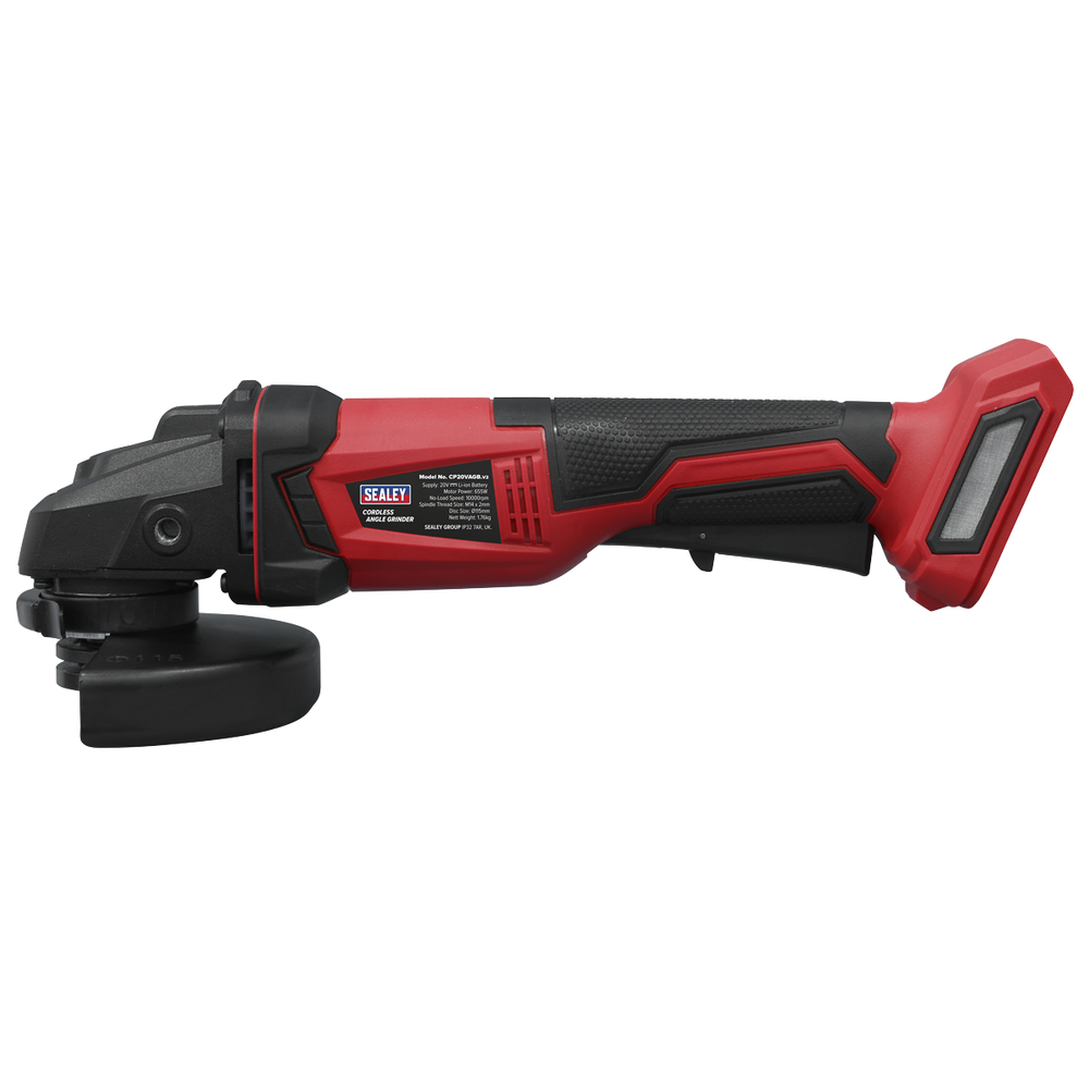 Sealey CP20VAGB SV20 Series 115mm Cordless Angle Grinder 20V - Body Only - additional view 6