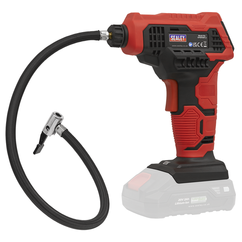Sealey CP20VAPKIT1 SV20 Series Cordless Tyre Inflator Kit 20V 2Ah - additional view 5