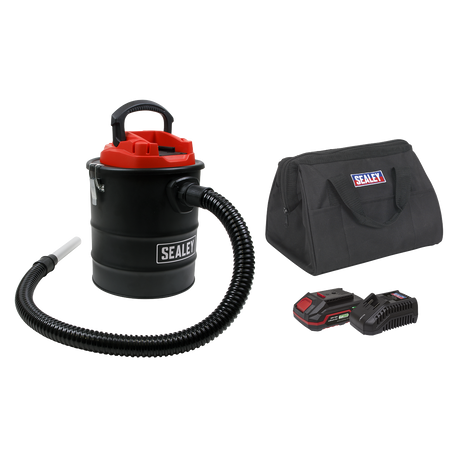 Sealey CP20VAVKIT1 SV20 Series 15L Cordless Handheld Ash Vacuum Cleaner Kit 20V 2Ah SV20