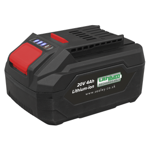 Sealey CP20VAGBKIT SV20 Series 115mm Cordless Angle Grinder Kit 20V 4Ah - 2 Batteries - additional view 8