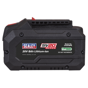Sealey CP20VBP8 SV20 Series Power Tool Battery 20V 8Ah - additional view 4