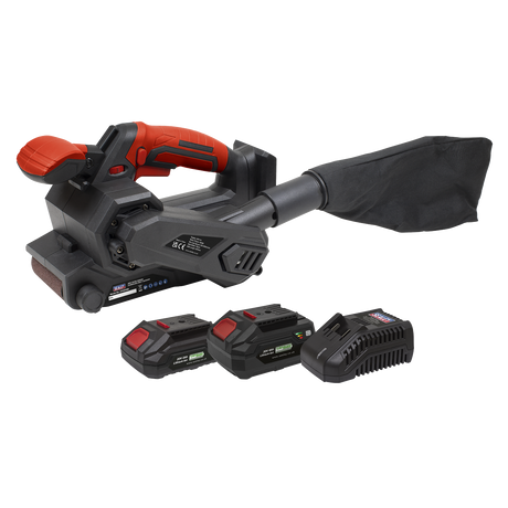 Sealey CP20VBSKIT SV20 Series 76mm Cordless Belt Sander Kit 20V - 2 Batteries - additional view 2