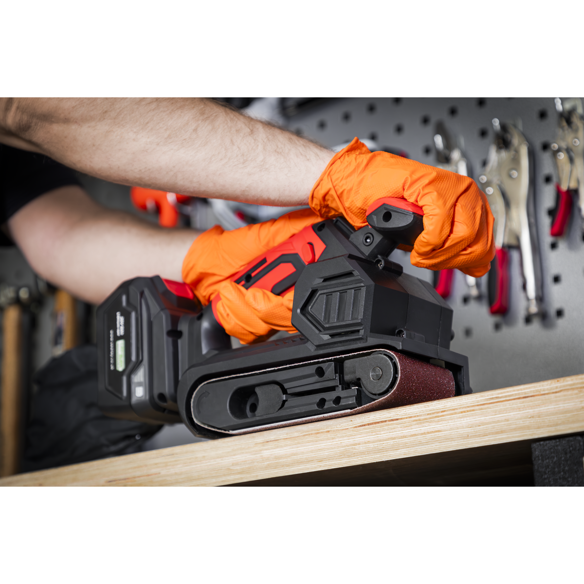Sealey CP20VBS SV20 Series 76mm Cordless Belt Sander 20V - Body Only - additional view 6