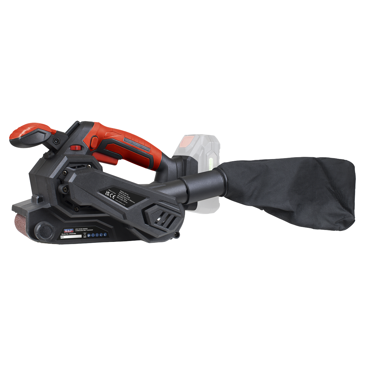 Sealey CP20VBSKIT SV20 Series 76mm Cordless Belt Sander Kit 20V - 2 Batteries - additional view 4
