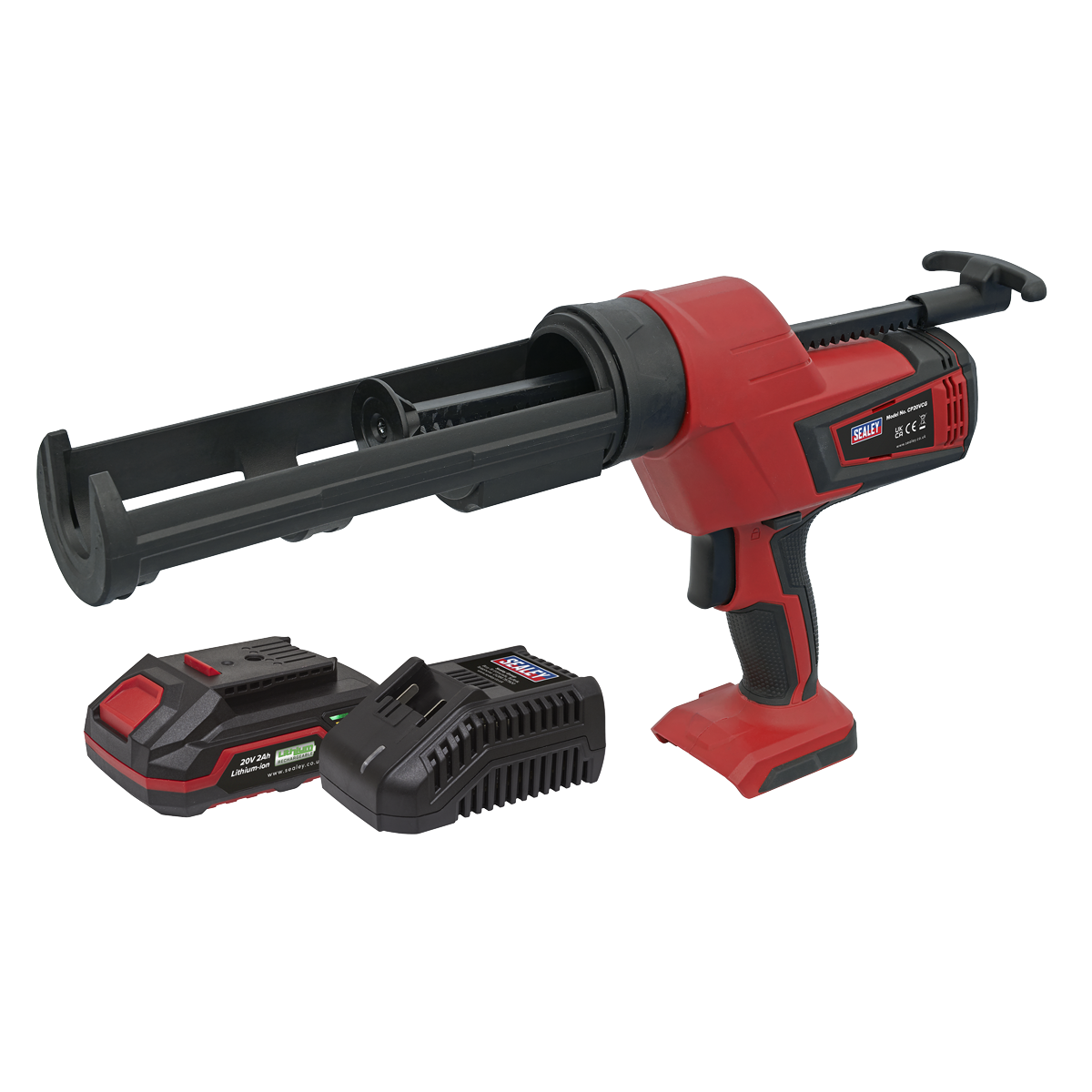 Sealey CP20VCGKIT1 SV20 Series 310ml Cordless Caulking Gun Kit 20V 2Ah - additional view 3
