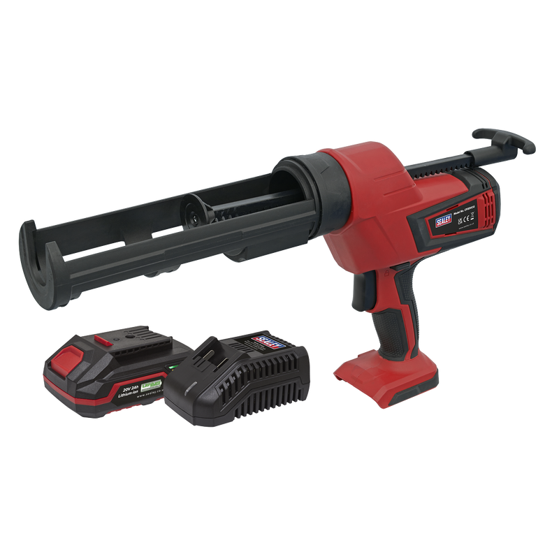 Sealey CP20VCGKIT1 SV20 Series 310ml Cordless Caulking Gun Kit 20V 2Ah - additional view 3