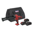 Sealey CP20VCGKIT SV20 Series 310ml Cordless Caulking Gun Kit 20V - 2 Batteries
