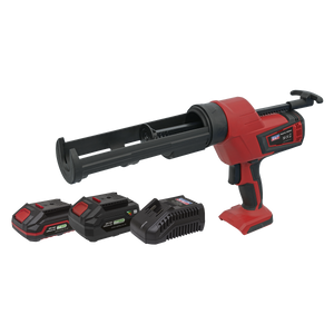 Sealey CP20VCGKIT SV20 Series 310ml Cordless Caulking Gun Kit 20V - 2 Batteries - additional view 3