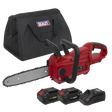 Sealey CP20VCHSKIT SV20 Series 25cm Cordless Chainsaw Kit 20V 4Ah - 2 Batteries