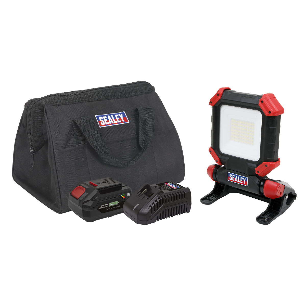 Sealey CP20VCLKIT1 SV20 Series 15W Cordless SMD LED Worklight Kit 20V 4Ah