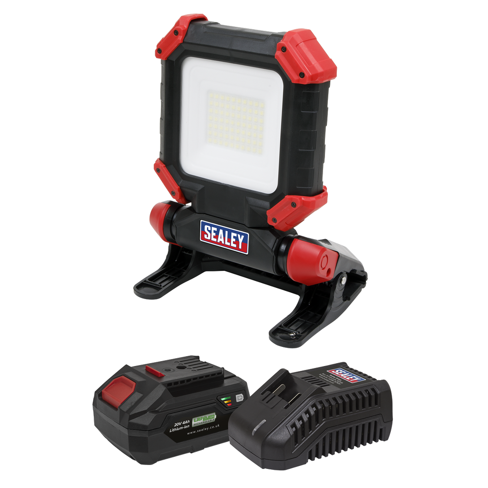 Sealey CP20VCLKIT1 SV20 Series 15W Cordless SMD LED Worklight Kit 20V 4Ah - additional view 3