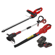 Sealey CP20VCOMBO6 3 x SV20 Series Cordless Garden Power Tool Kit 20V - 2 Batteries
