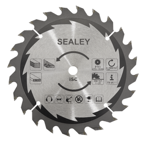 Sealey CP20VCS.03 150mm Cut-Off Saw Blade 1.6mm/10mm 24tpu - additional view 2