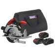 Sealey CP20VCSKIT SV20 Series 150mm Cordless Circular Saw Kit 20V - 2 Batteries