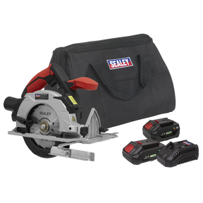 Sealey CP20VCSKIT SV20 Series 150mm Cordless Circular Saw Kit 20V - 2 Batteries