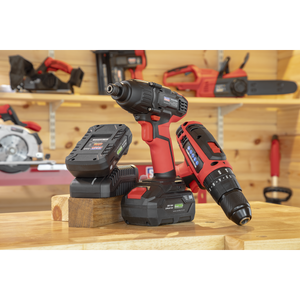 Sealey CP20VDDCOMBO 2 x SV20 Series Cordless Power Tool Kit 20V - 2 Batteries - additional view 3