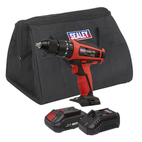 Sealey CP20VDDKIT1 SV20 Series 13mm Cordless Combi Drill Kit 20V 2Ah