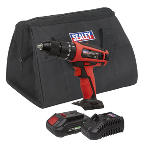 Sealey CP20VDDKIT1 SV20 Series 13mm Cordless Combi Drill Kit 20V 2Ah
