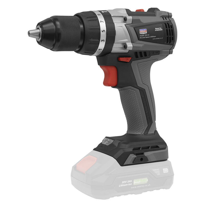 Sealey CP20VCOMBOX1EU Premier 4 x SV20 Series Cordless Brushless Power Tool Kit 20V Euro Plug - 2 - additional view 2