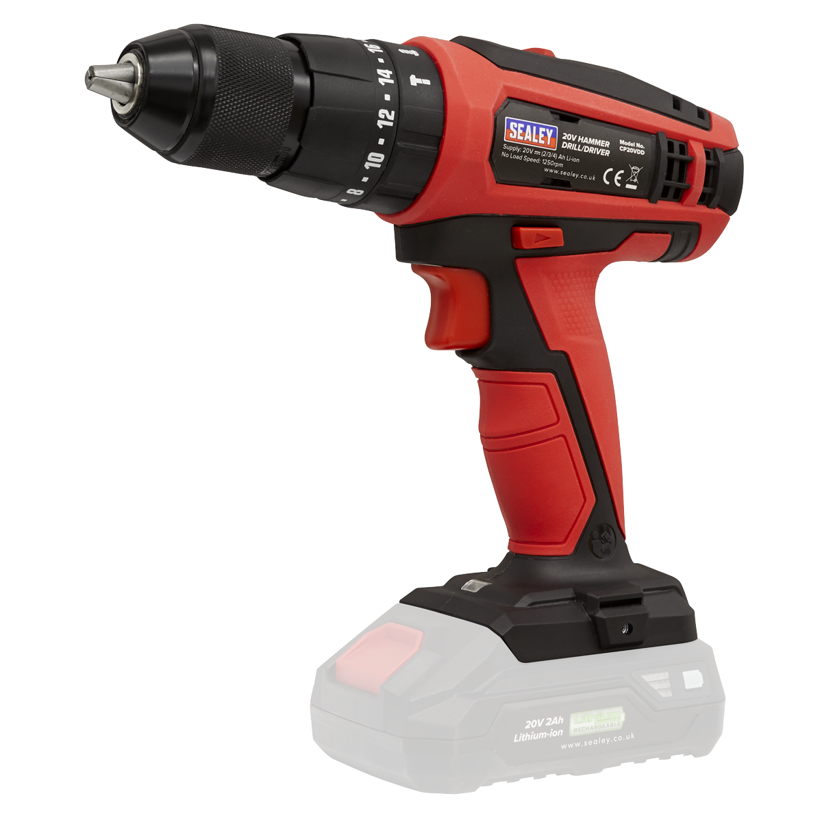 Sealey CP20VCOMBO5 3 x SV20 Series Cordless Power Tool Vac Kit 20V - 2 Batteries - additional view 7