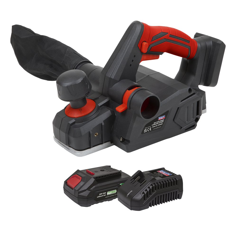 Sealey CP20VEPKIT1 SV20 Series Cordless Planer Kit 20V 2Ah - additional view 2