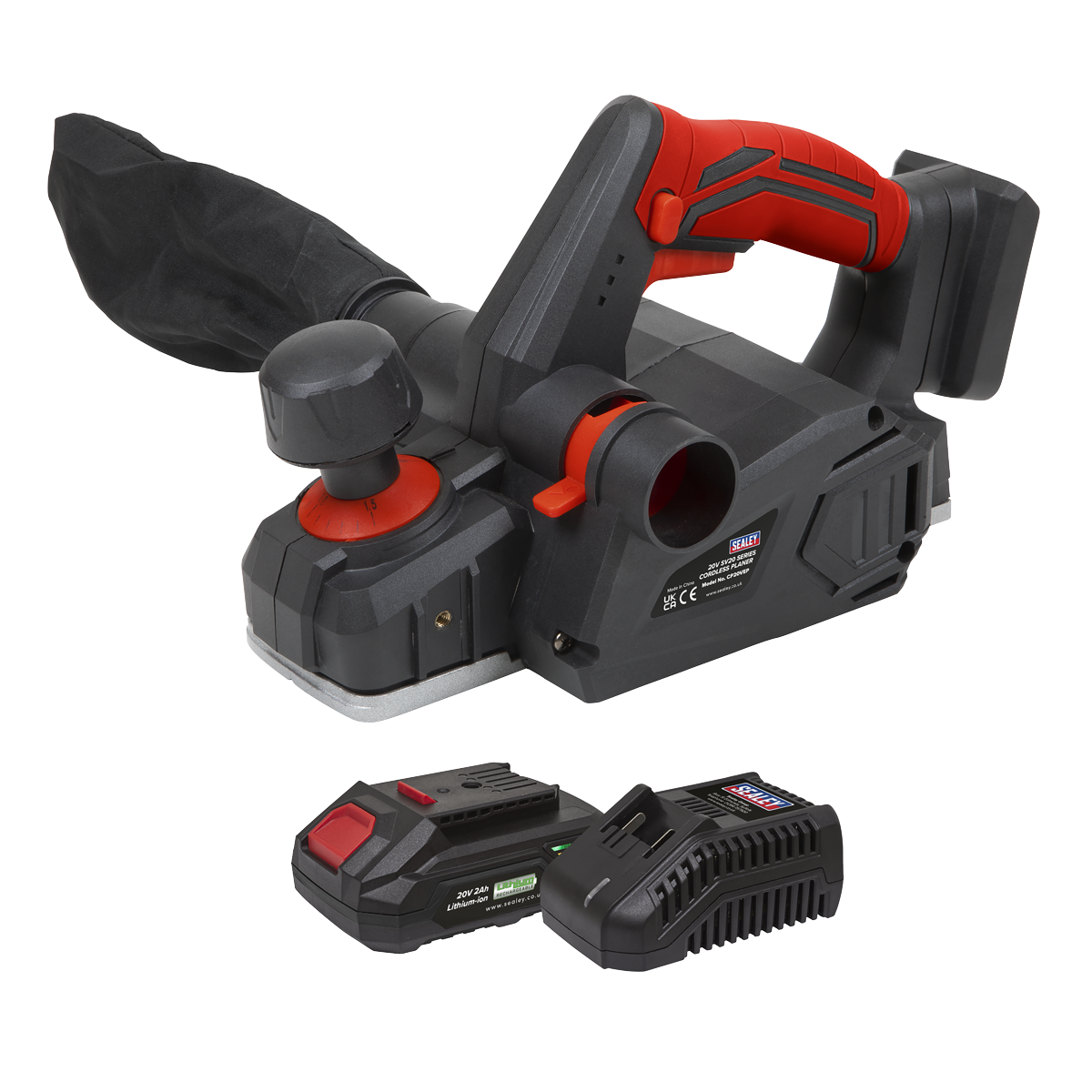 Sealey CP20VEPKIT1 SV20 Series Cordless Planer Kit 20V 2Ah - additional view 2