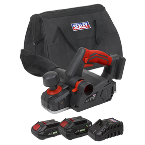 Sealey CP20VEPKIT SV20 Series Cordless Planer Kit 20V - 2 Batteries