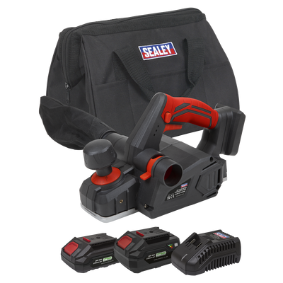 Sealey CP20VEPKIT SV20 Series Cordless Planer Kit 20V - 2 Batteries