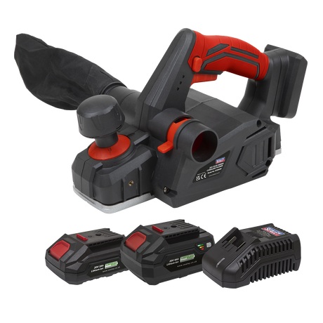 Sealey CP20VEPKIT SV20 Series Cordless Planer Kit 20V - 2 Batteries - additional view 2