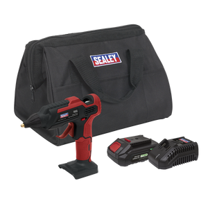 Sealey CP20VGGKIT1 SV20 Series Cordless Glue Gun Kit 20V 2Ah