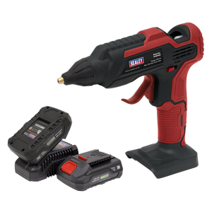 Sealey CP20VGGKIT SV20 Series Cordless Glue Gun Kit 20V 2Ah - 2 Batteries - additional view 3