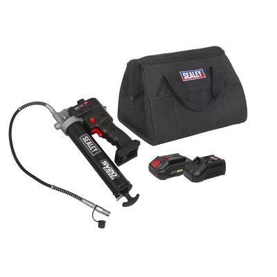 Sealey CP20VGRGKIT1 SV20 Series Grease Gun Kit 20V 2Ah