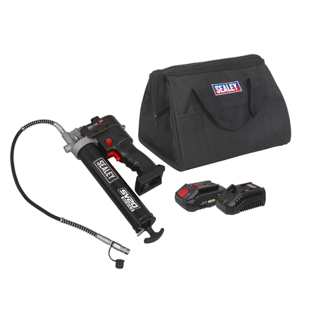 Sealey CP20VGRGKIT1 SV20 Series Grease Gun Kit 20V 2Ah