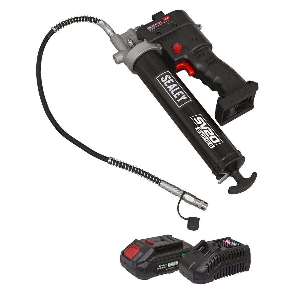 Sealey CP20VGRGKIT1 SV20 Series Grease Gun Kit 20V 2Ah - additional view 7