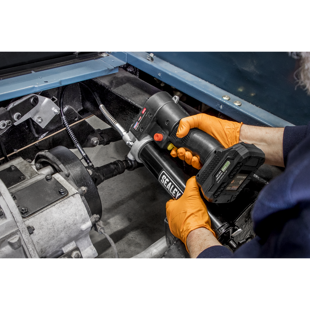 Sealey CP20VGRGKIT SV20 Series Cordless Grease Gun 20V - 2 Batteries - additional view 9
