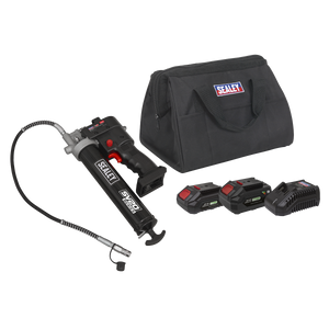 Sealey CP20VGRGKIT SV20 Series Cordless Grease Gun 20V - 2 Batteries