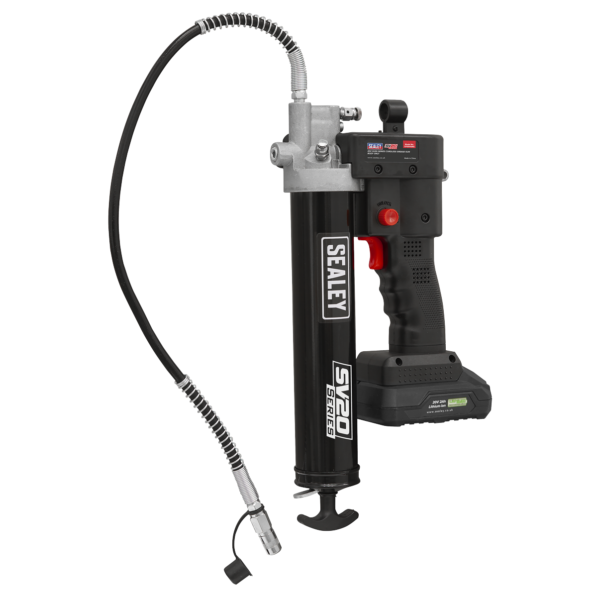 Sealey CP20VGRG SV20 Series Cordless Grease Gun 20V - Body Only - additional view 2