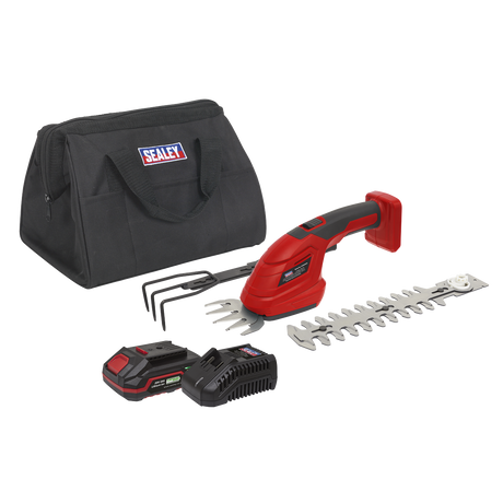 Sealey CP20VGT3KIT1 SV20 Series 3-in-1 Cordless Garden Tool Kit 20V 2Ah