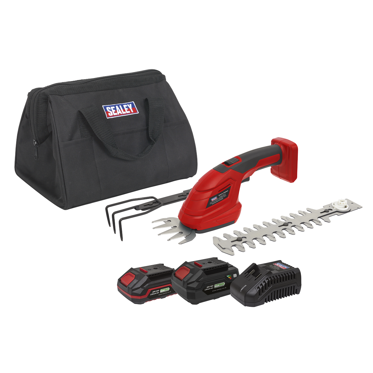 Sealey CP20VGT3KIT SV20 Series 3-in-1 Cordless Garden Tool 20V - 2 Batteries