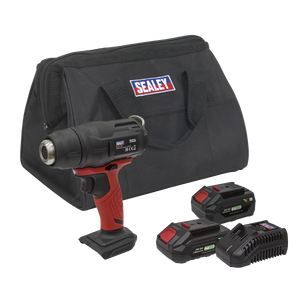 Sealey CP20VHGKIT2 SV20 Series Cordless Heat Gun Kit 20V - 2 Batteries