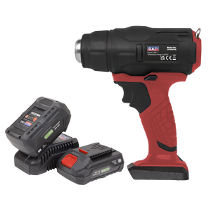 Sealey CP20VHGKIT2 SV20 Series Cordless Heat Gun Kit 20V - 2 Batteries - additional view 4