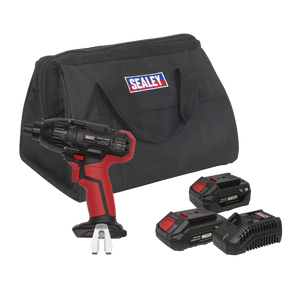 Sealey CP20VIDKIT SV20 Series 1/4"Hex Drive Cordless Impact Driver 20V - 2 Batteries