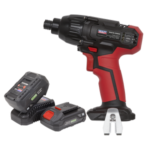 Sealey CP20VIDKIT SV20 Series 1/4"Hex Drive Cordless Impact Driver 20V - 2 Batteries - additional view 6