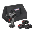 Sealey CP20VIDXKIT Premier SV20 Series 1/4"Hex Brushless Cordless Impact Driver Kit 20V - 2 Batteries