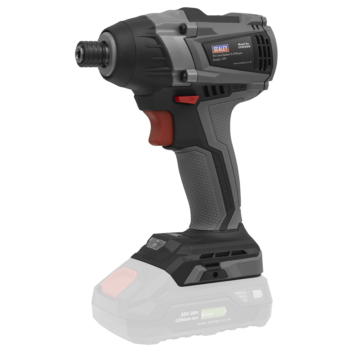 Sealey CP20VIDXKIT1 Premier SV20 Series 1/4"Hex Brushless Cordless Impact Driver Kit 20V 2Ah - additional view 5