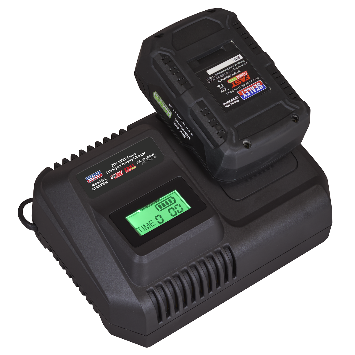 Sealey CP20VIMC Intelligent Battery Charger 20V SV20 Series Lithium-ion - additional view 4