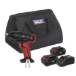 Sealey CP20VIWKIT SV20 Series 1/2"Sq Drive Cordless Impact Wrench Kit 20V 4Ah - 2 Batteries
