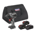 Sealey CP20VIWXKIT Premier SV20 Series 1/2"Sq Drive Brushless Cordless Impact Wrench Kit 20V 4Ah - 2 Batteries