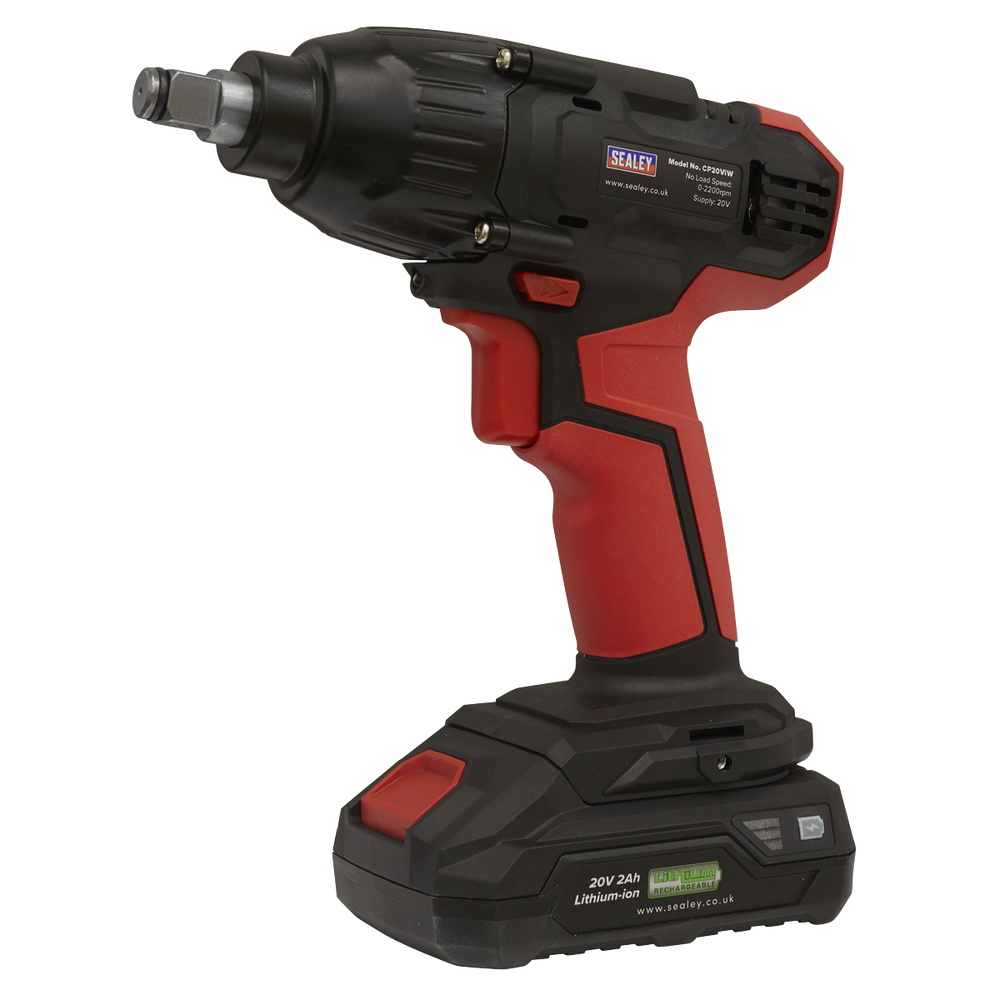 Sealey CP20VIW SV20 Series 1/2"Sq Drive Cordless Impact Wrench 20V - Body Only - additional view 6