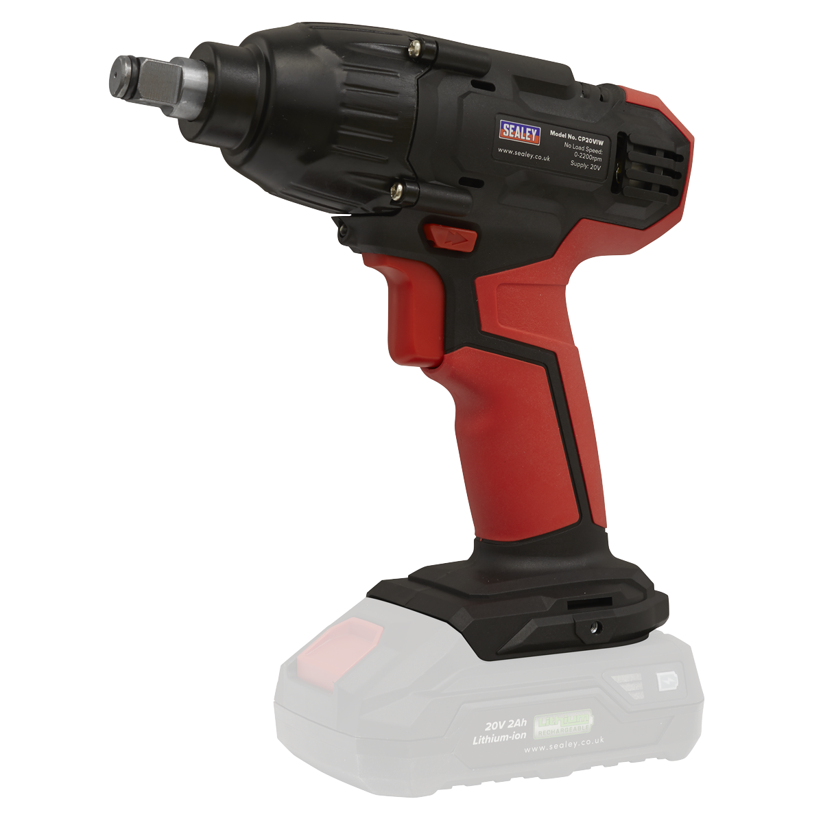 Sealey CP20VIW SV20 Series 1/2"Sq Drive Cordless Impact Wrench 20V - Body Only